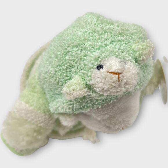 Plushland Wooly Green Lamb Terry Cloth Plush Robe Slippers 2000 March of Dimes - Picture 3 of 12